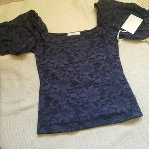 Lace crop top